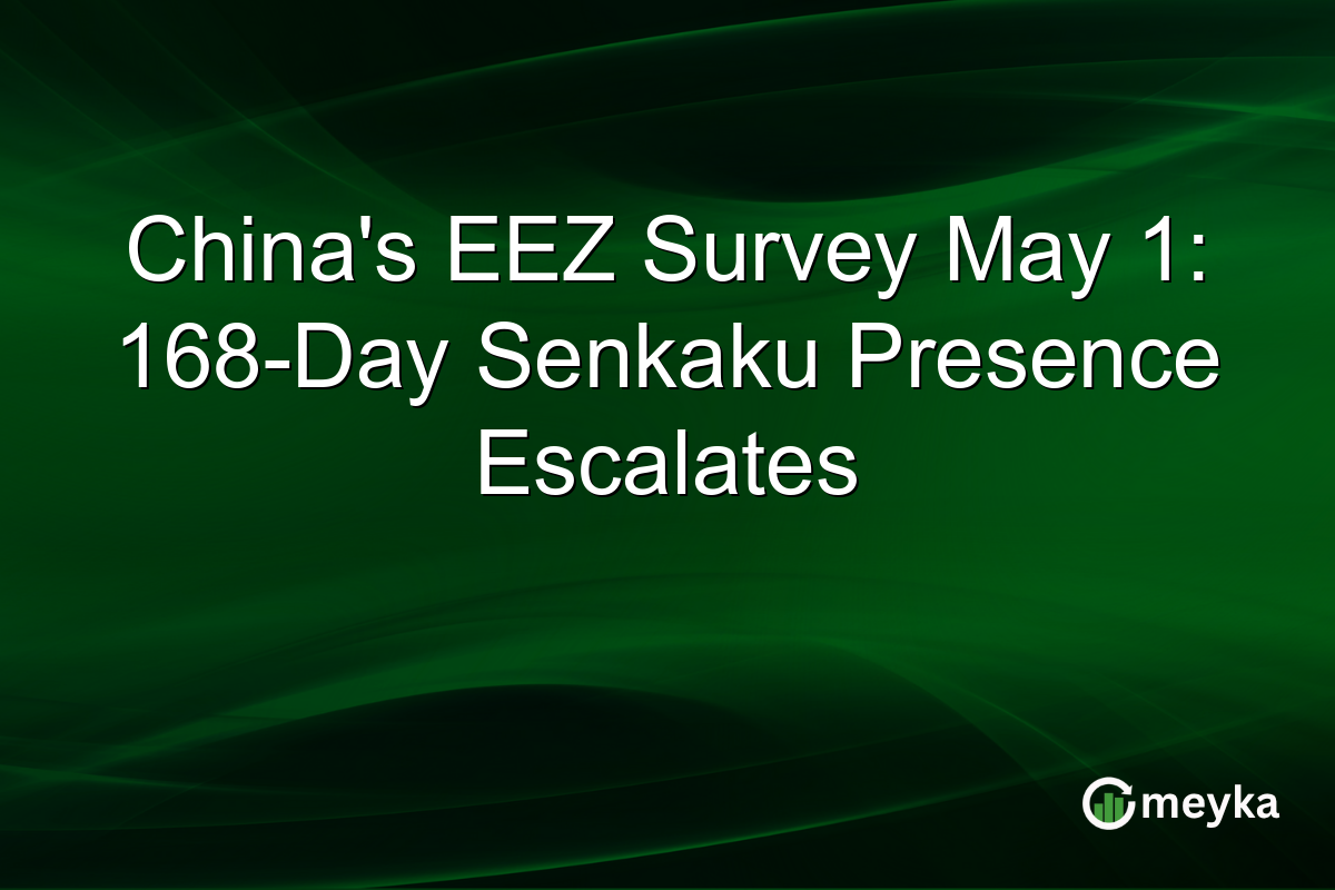 China’s EEZ Survey May 1: 168-Day Senkaku Presence Escalates