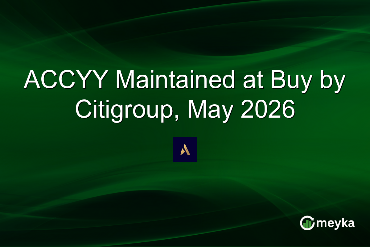 ACCYY Maintained at Buy by Citigroup, May 2026