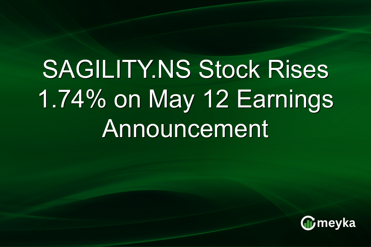 SAGILITY.NS Stock Rises 1.74% on May 12 Earnings Announcement