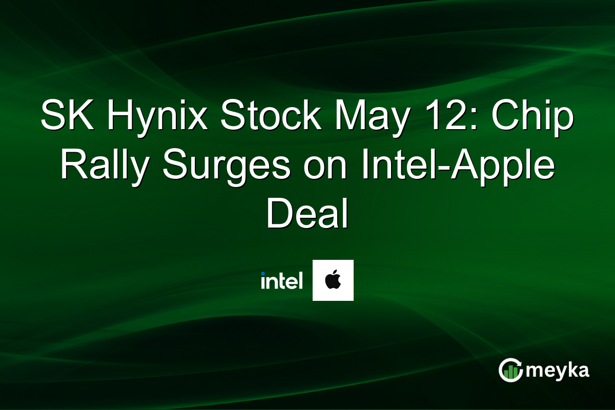 SK Hynix Stock May 12: Chip Rally Surges on Intel-Apple Deal