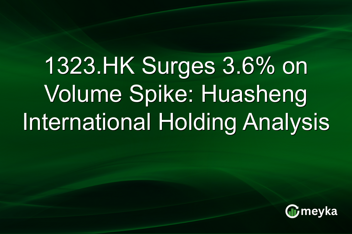 1323.HK Surges 3.6% on Volume Spike: Huasheng International Holding Analysis