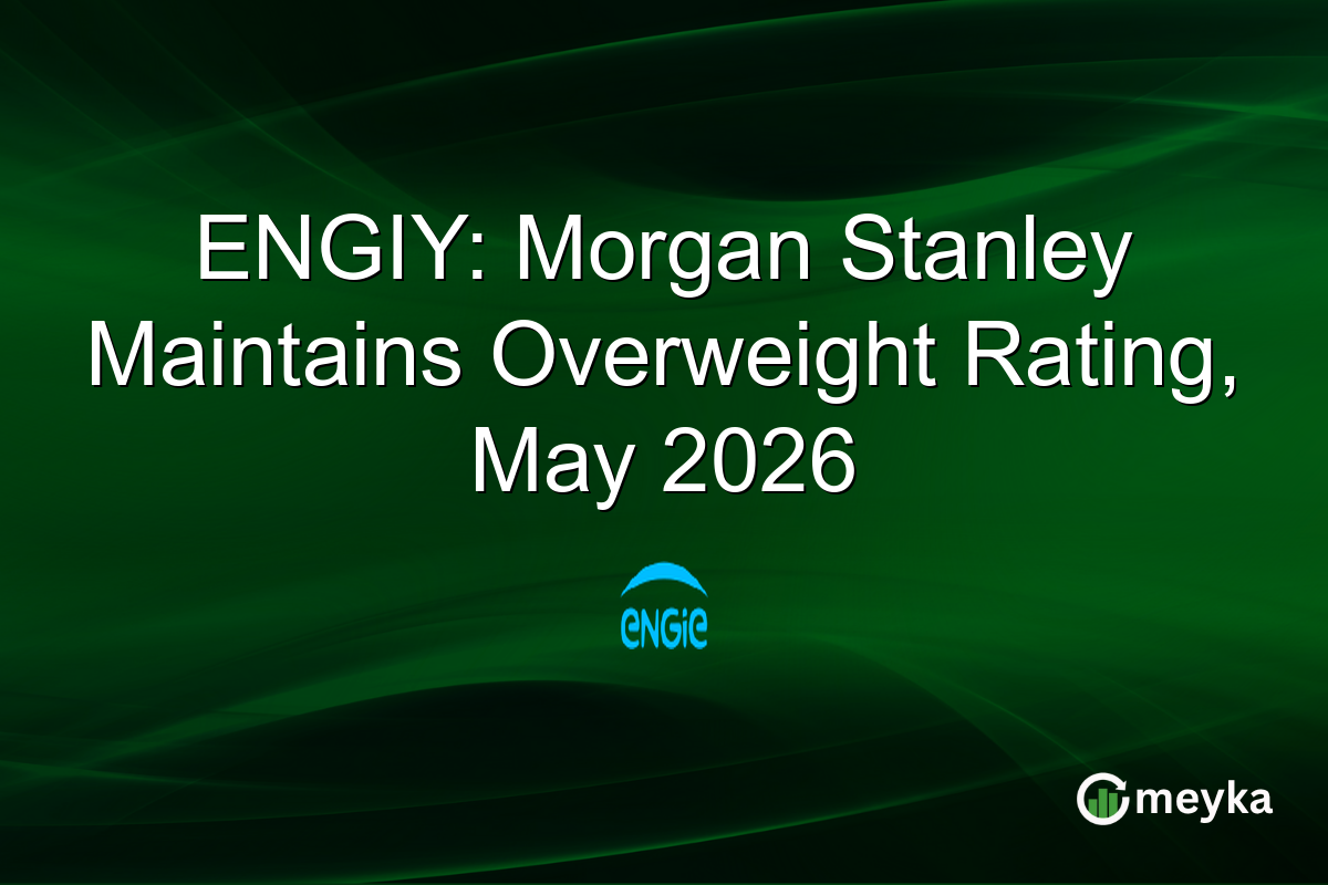 ENGIY: Morgan Stanley Maintains Overweight Rating, May 2026