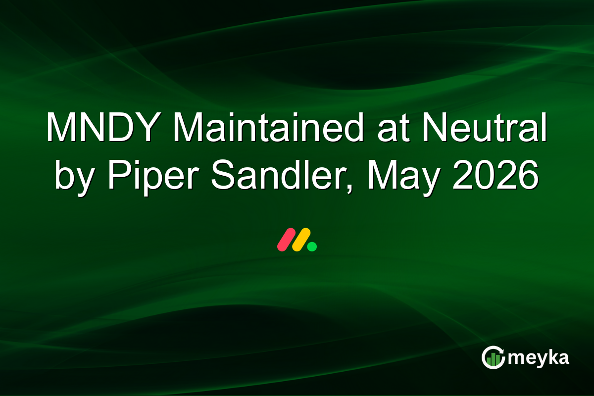 MNDY Maintained at Neutral by Piper Sandler, May 2026