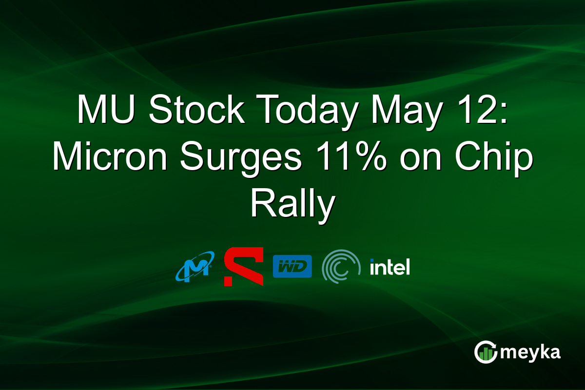 MU Stock Today May 12: Micron Surges 11% on Chip Rally