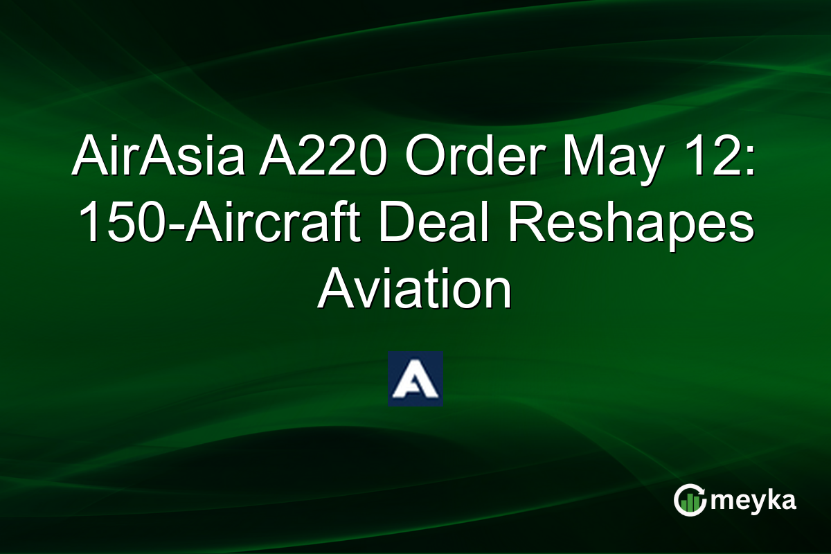 AirAsia A220 Order May 12: 150-Aircraft Deal Reshapes Aviation