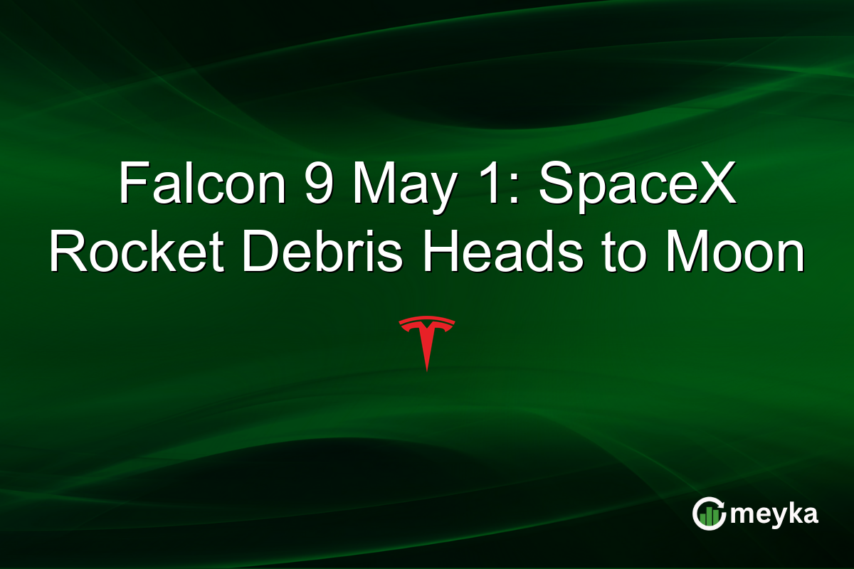 Falcon 9 May 1: SpaceX Rocket Debris Heads to Moon