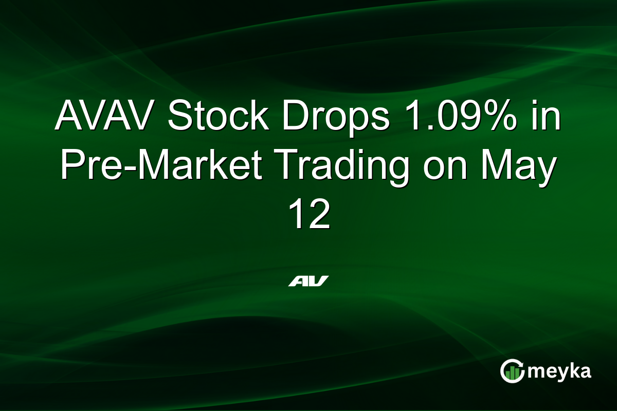 AVAV Stock Drops 1.09% in Pre-Market Trading on May 12