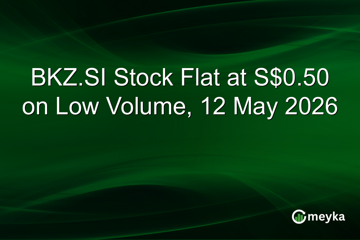 BKZ.SI Stock Flat at S$0.50 on Low Volume, 12 May 2026