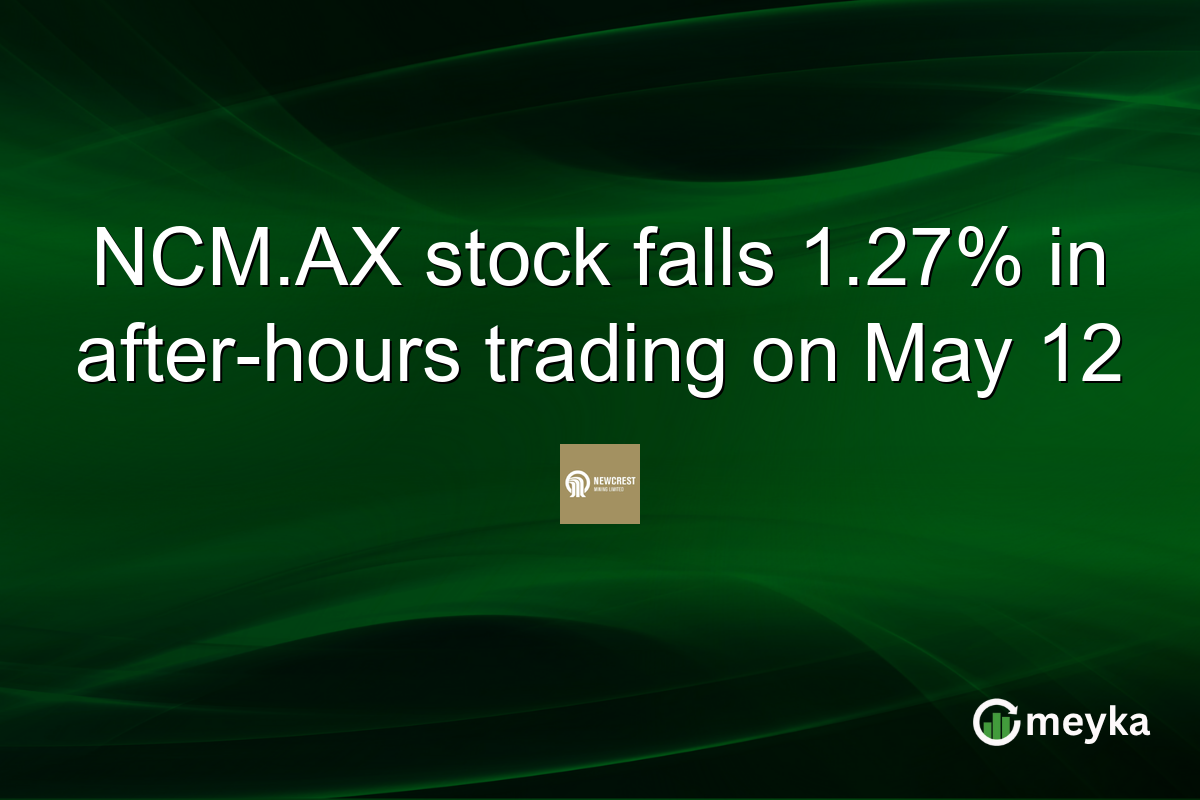NCM.AX stock falls 1.27% in after-hours trading on May 12