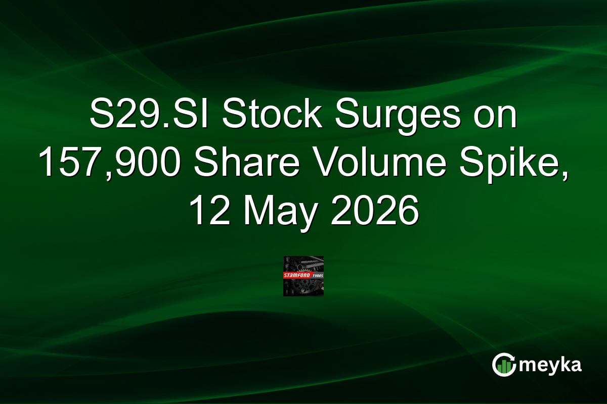 S29.SI Stock Surges on 157,900 Share Volume Spike, 12 May 2026