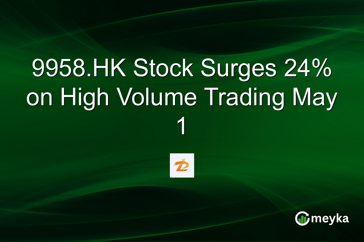 9958.HK Stock Surges 24% on High Volume Trading May 1