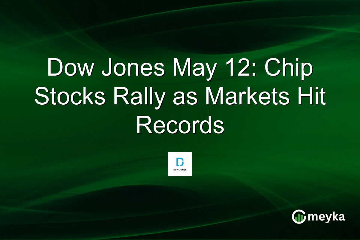 Dow Jones May 12: Chip Stocks Rally as Markets Hit Records