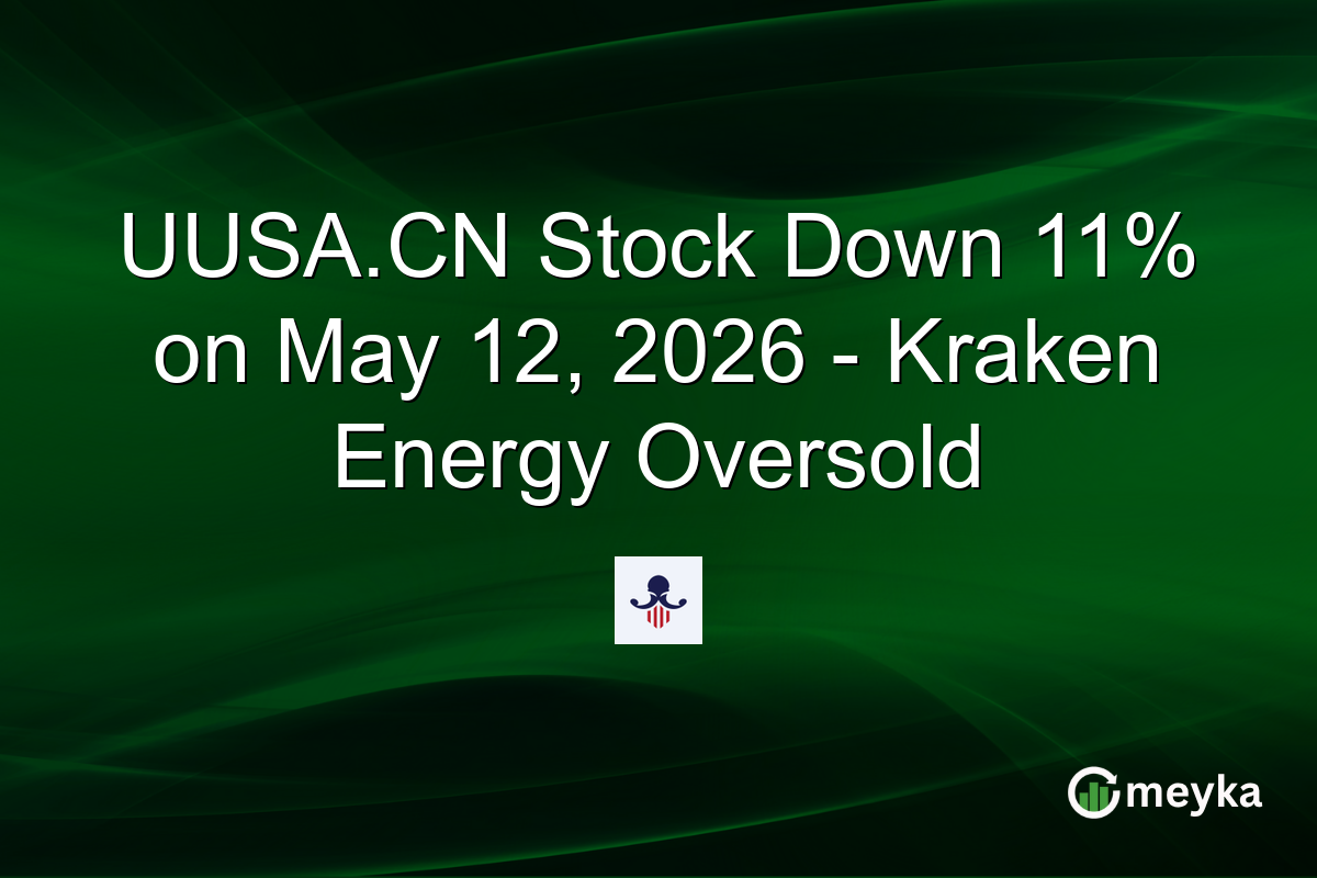 UUSA.CN Stock Down 11% on May 12, 2026 – Kraken Energy Oversold