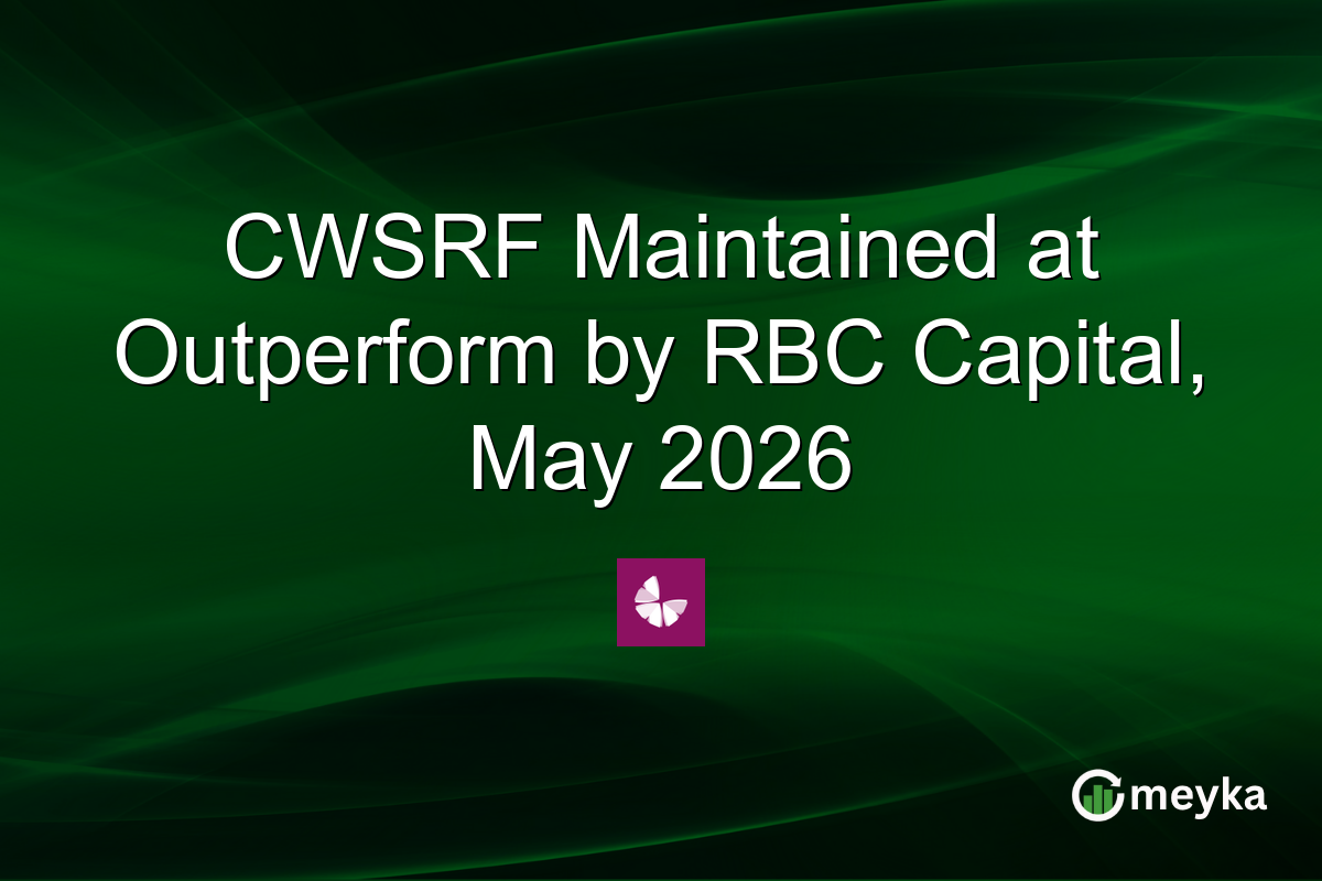 CWSRF Maintained at Outperform by RBC Capital, May 2026