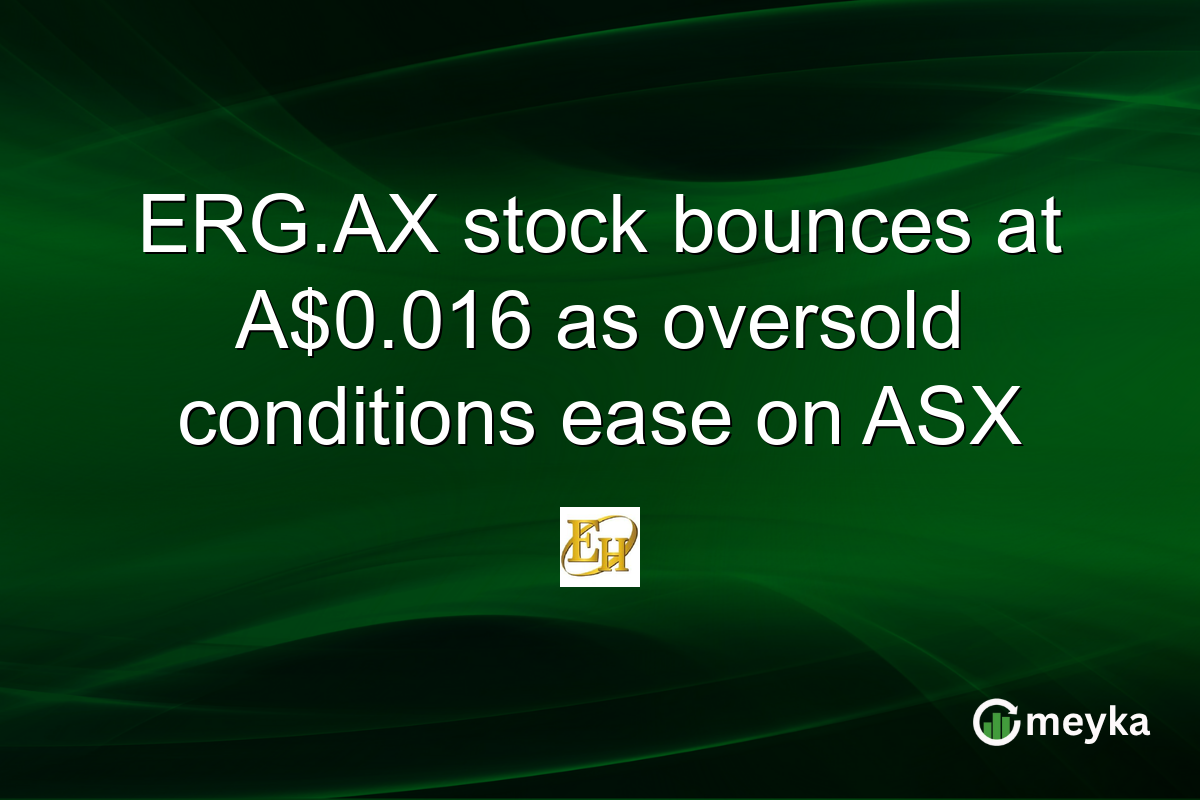 ERG.AX stock bounces at A$0.016 as oversold conditions ease on ASX