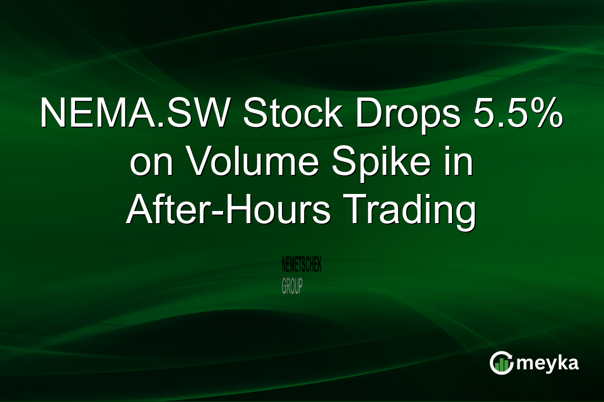 NEMA.SW Stock Drops 5.5% on Volume Spike in After-Hours Trading