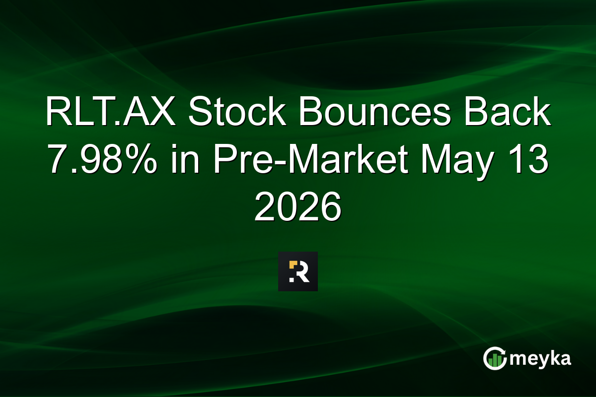 RLT.AX Stock Bounces Back 7.98% in Pre-Market May 13 2026