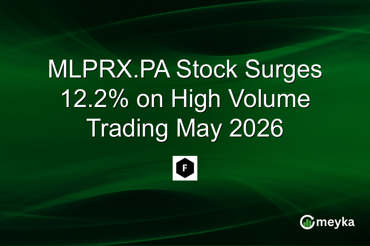 MLPRX.PA Stock Surges 12.2% on High Volume Trading May 2026