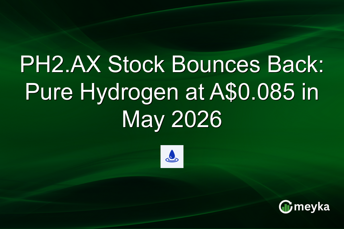 PH2.AX Stock Bounces Back: Pure Hydrogen at A$0.085 in May 2026
