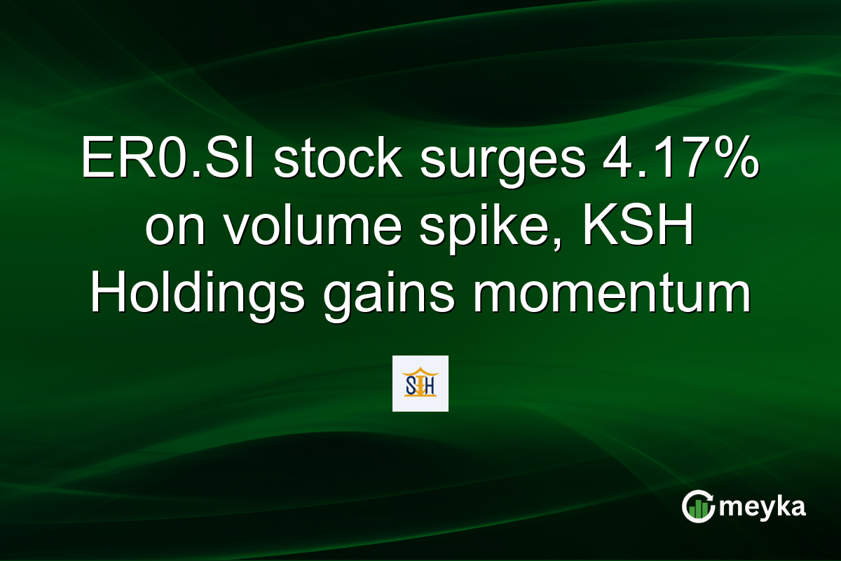 ER0.SI stock surges 4.17% on volume spike, KSH Holdings gains momentum