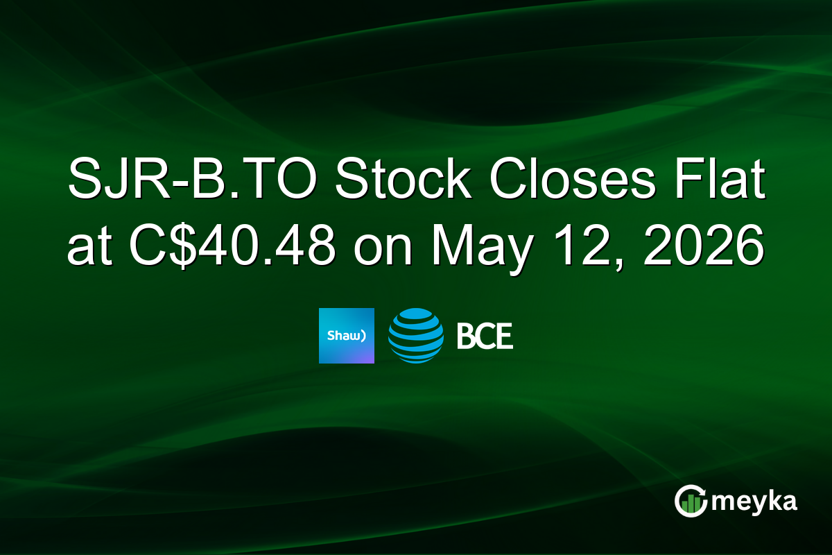 SJR-B.TO Stock Closes Flat at C$40.48 on May 12, 2026