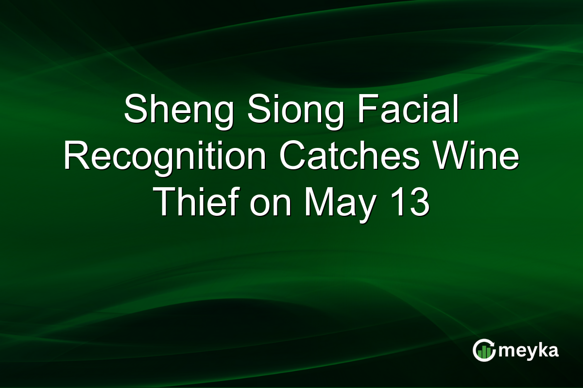 Sheng Siong Facial Recognition Catches Wine Thief on May 13