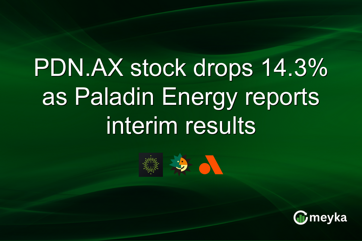 PDN.AX stock drops 14.3% as Paladin Energy reports interim results