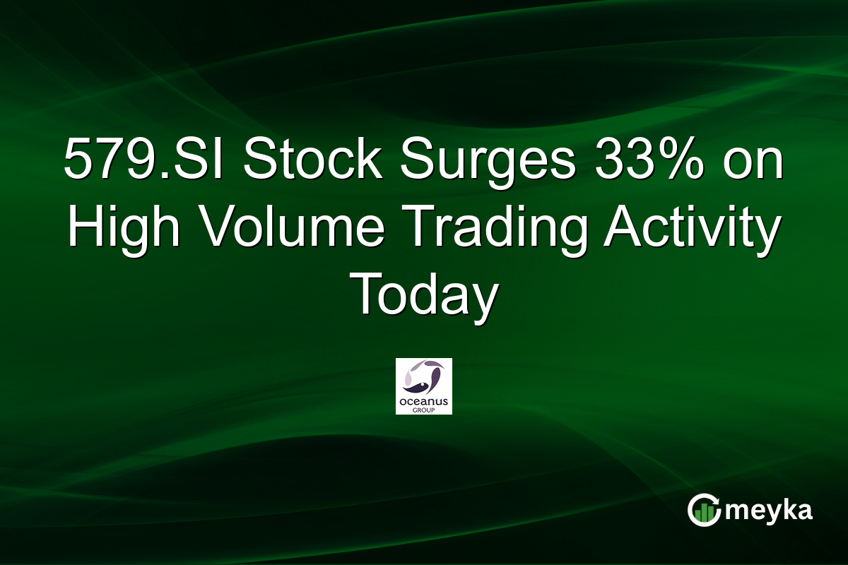 579.SI Stock Surges 33% on High Volume Trading Activity Today