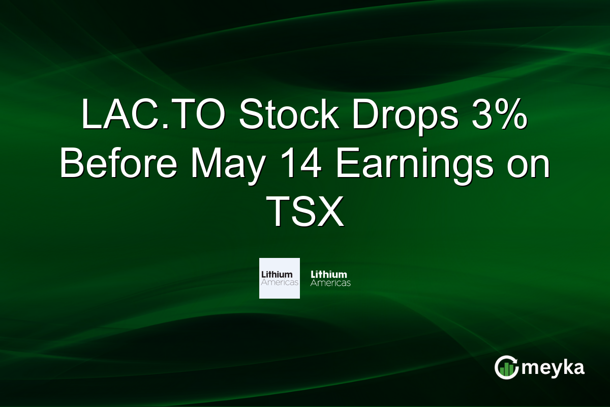 LAC.TO Stock Drops 3% Before May 14 Earnings on TSX