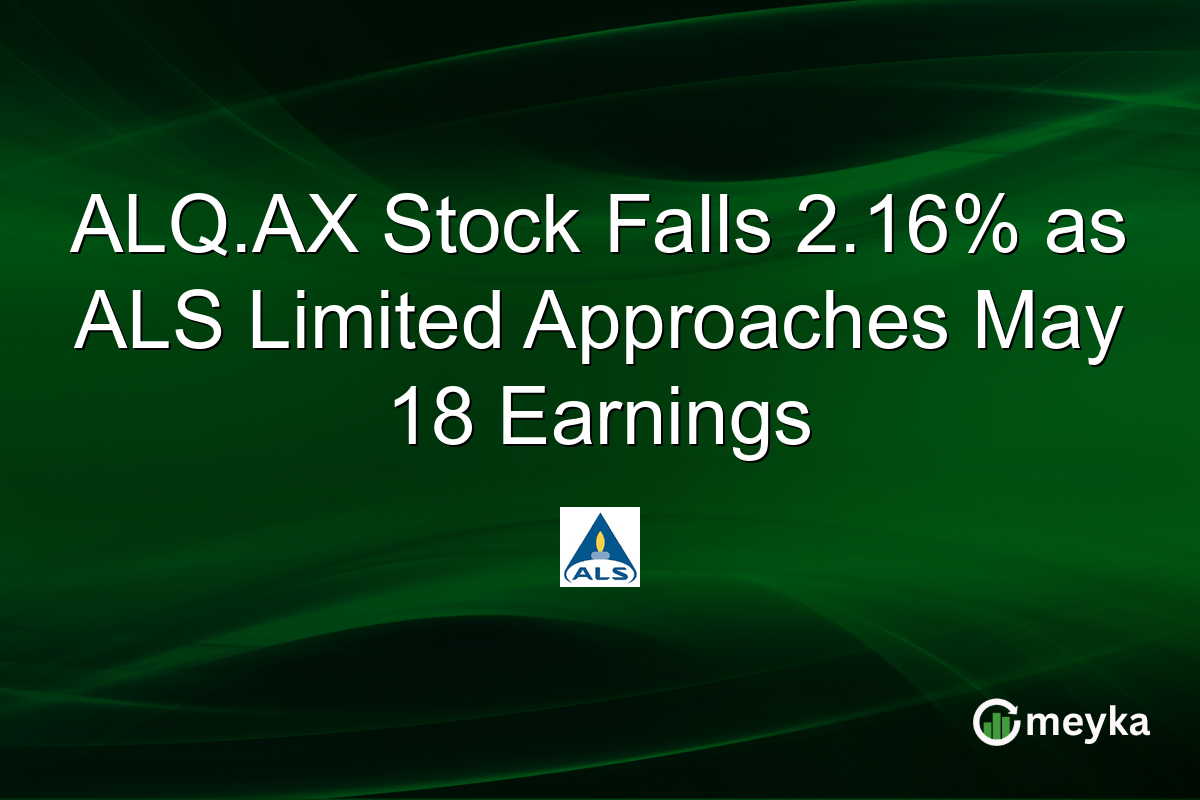 ALQ.AX Stock Falls 2.16% as ALS Limited Approaches May 18 Earnings