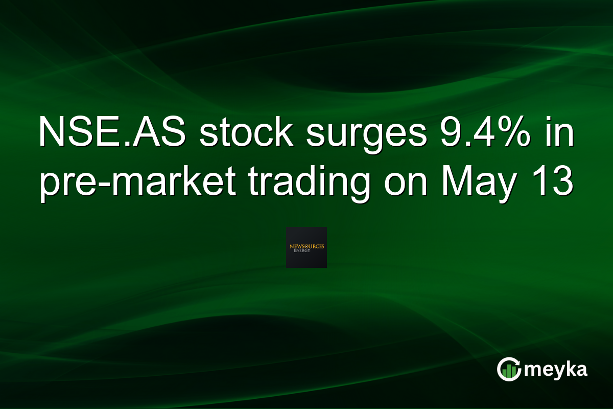 NSE.AS stock surges 9.4% in pre-market trading on May 13