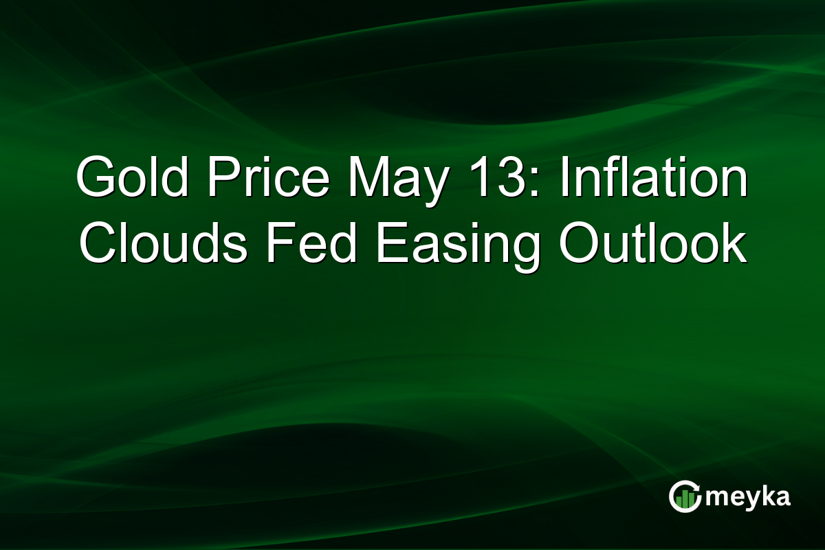 Gold Price May 13: Inflation Clouds Fed Easing Outlook