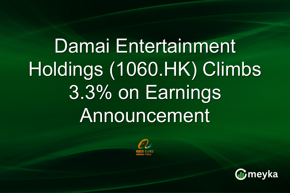 Damai Entertainment Holdings (1060.HK) Climbs 3.3% on Earnings Announcement