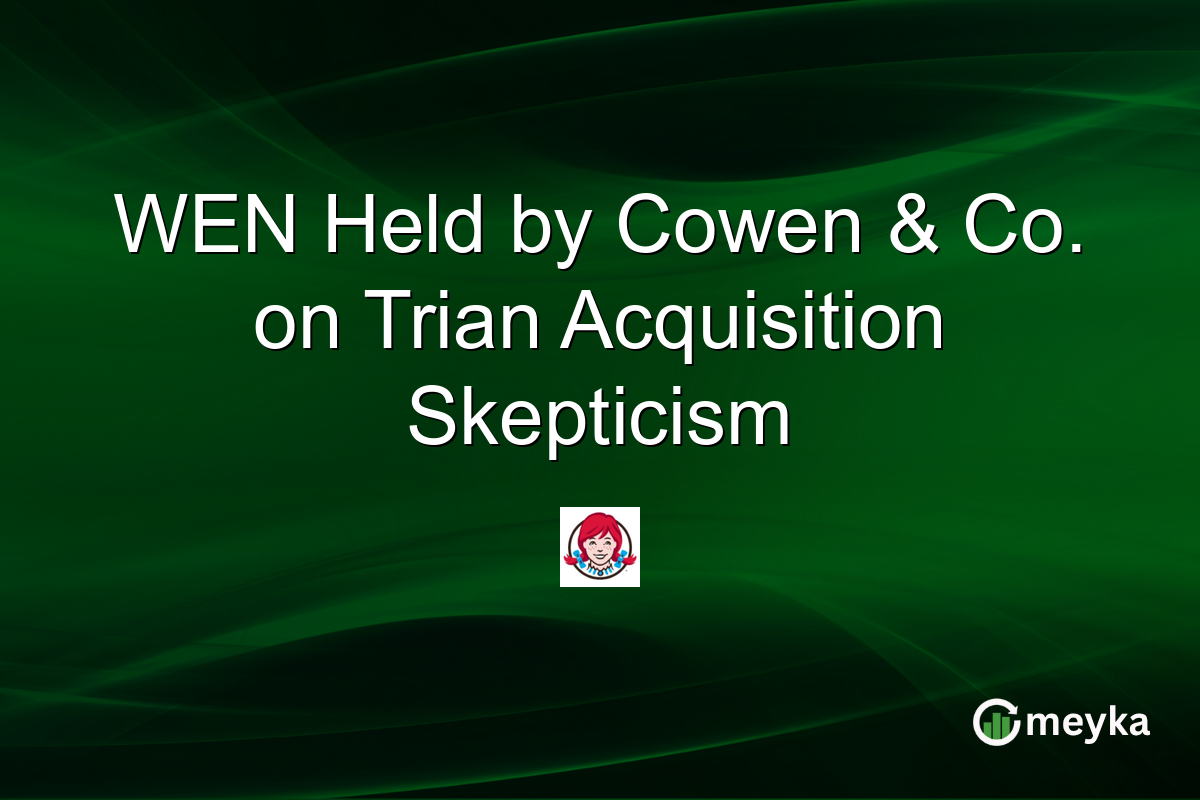 WEN Held by Cowen & Co. on Trian Acquisition Skepticism