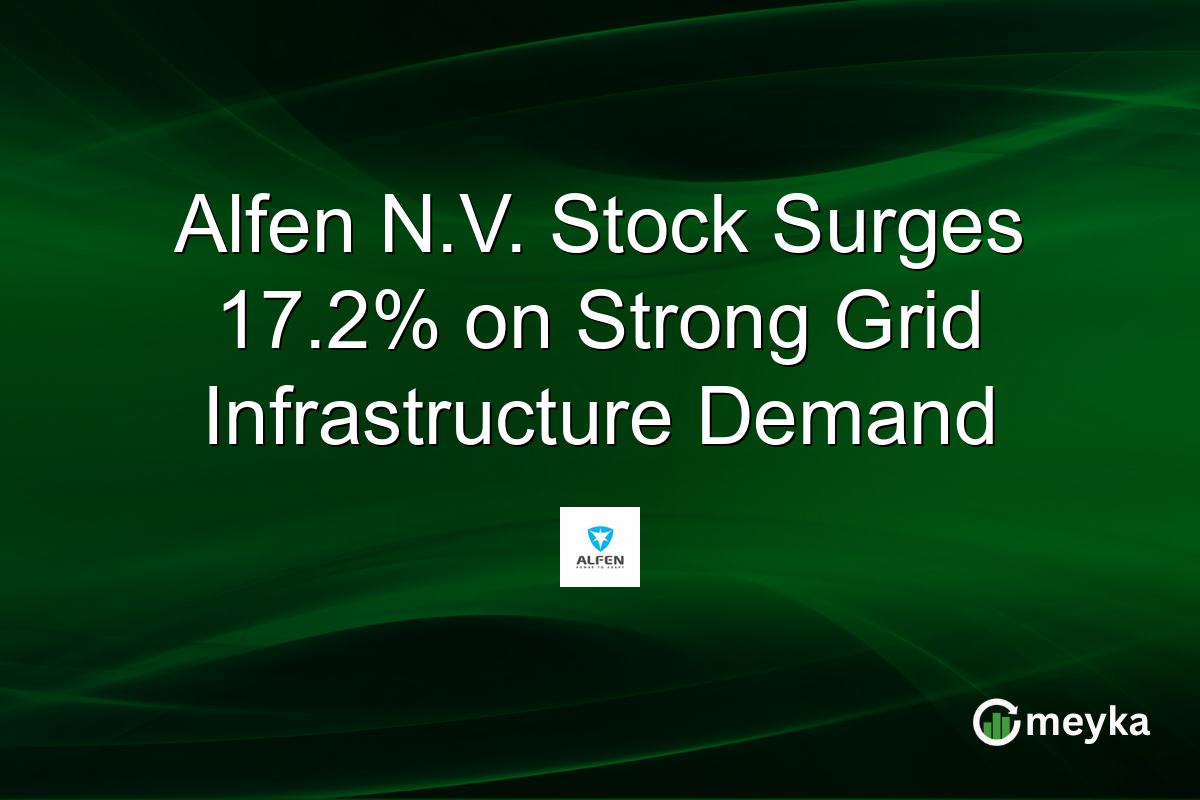 Alfen N.V. Stock Surges 17.2% on Strong Grid Infrastructure Demand