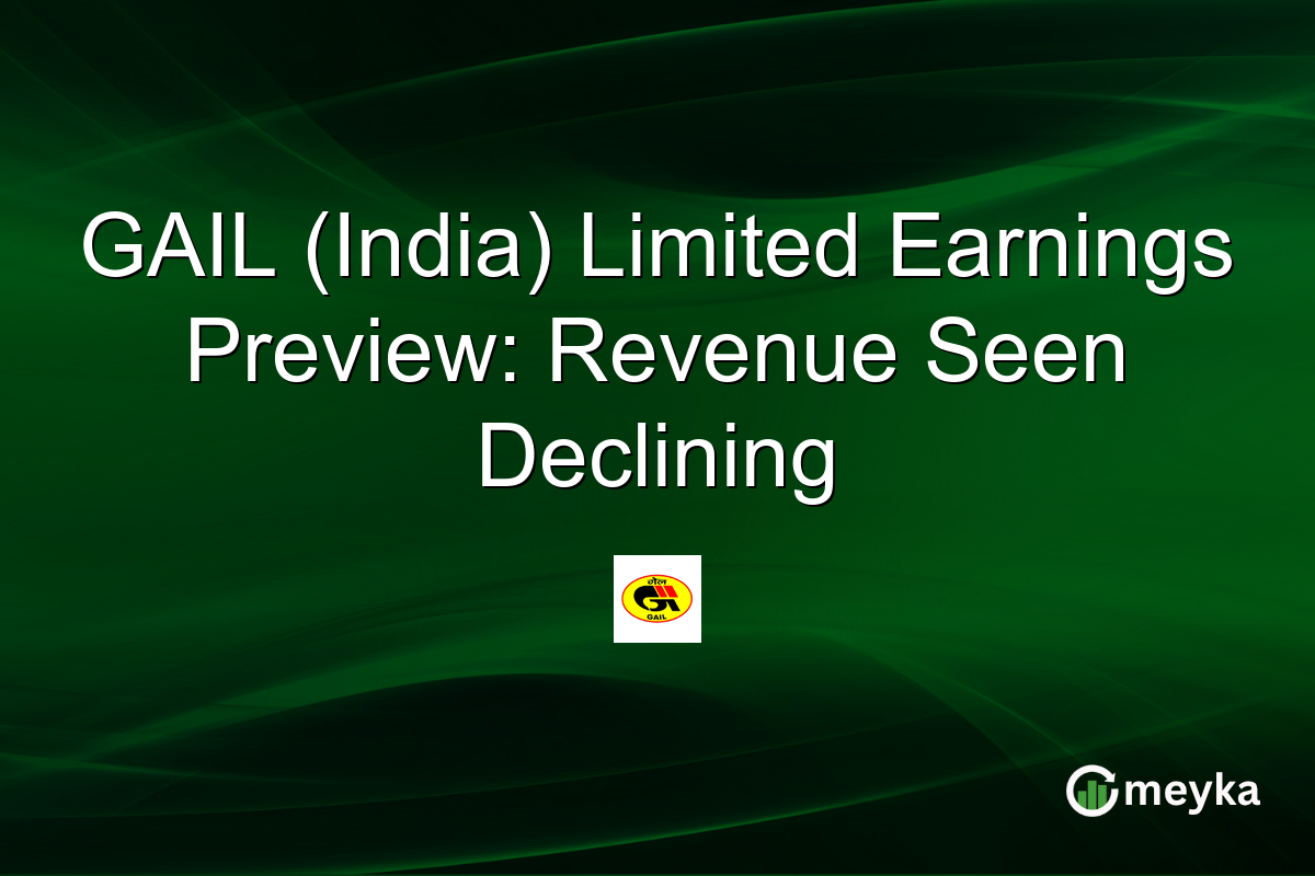 GAIL (India) Limited Earnings Preview: Revenue Seen Declining