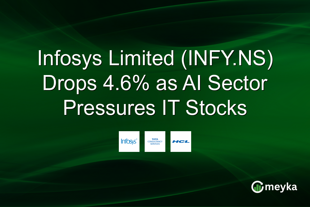 Infosys Limited (INFY.NS) Drops 4.6% as AI Sector Pressures IT Stocks