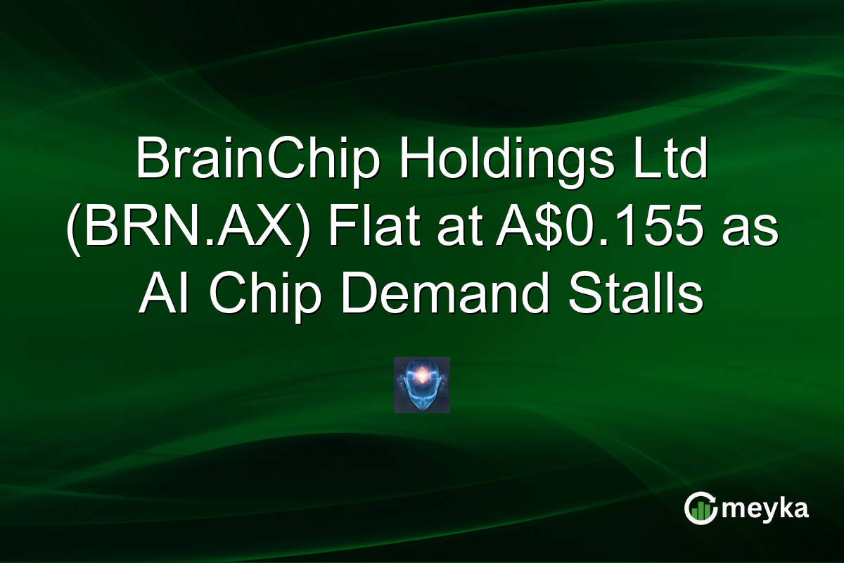 BrainChip Holdings Ltd (BRN.AX) Flat at A$0.155 as AI Chip Demand Stalls