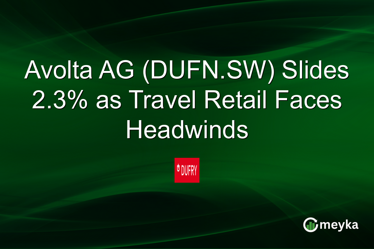 Avolta AG (DUFN.SW) Slides 2.3% as Travel Retail Faces Headwinds