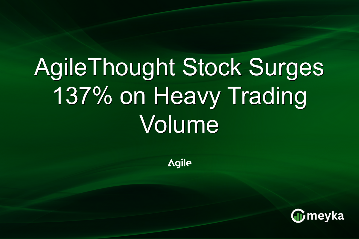 AgileThought Stock Surges 137% on Heavy Trading Volume