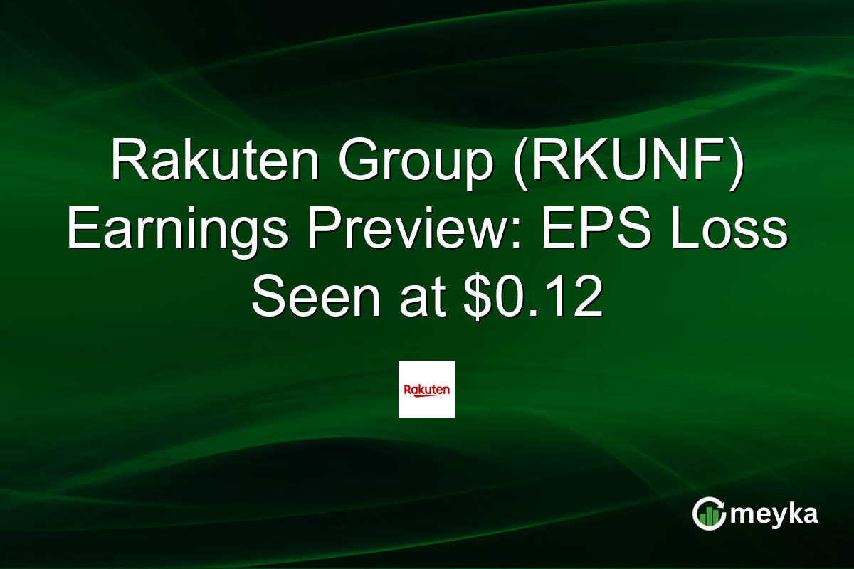 Rakuten Group (RKUNF) Earnings Preview: EPS Loss Seen at $0.12