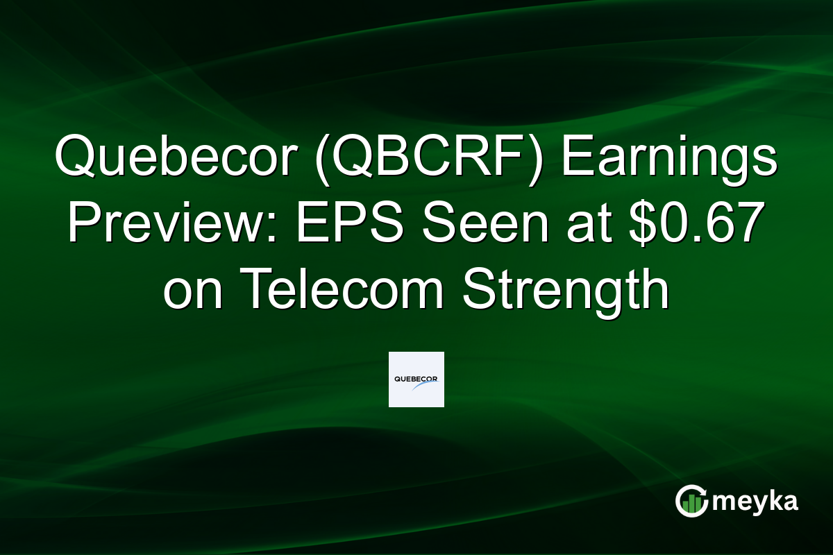 Quebecor (QBCRF) Earnings Preview: EPS Seen at $0.67 on Telecom Strength