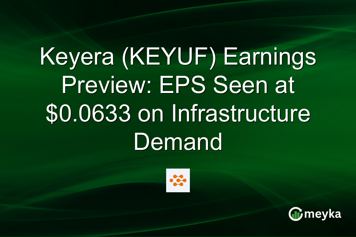 Keyera (KEYUF) Earnings Preview: EPS Seen at $0.0633 on Infrastructure Demand