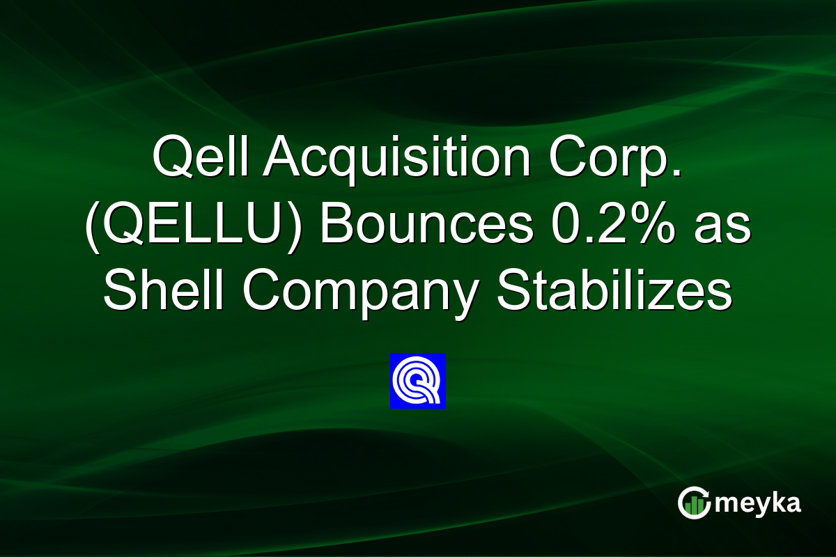 Qell Acquisition Corp. (QELLU) Bounces 0.2% as Shell Company Stabilizes