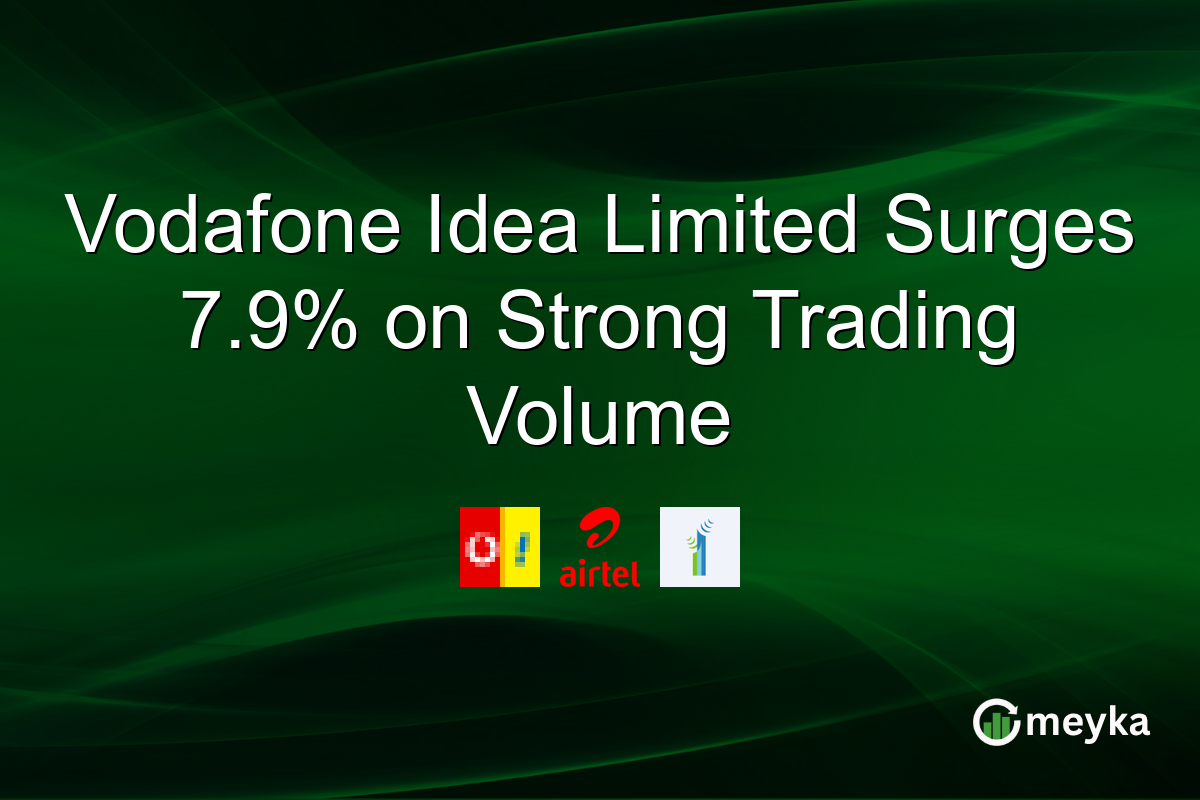 Vodafone Idea Limited Surges 7.9% on Strong Trading Volume