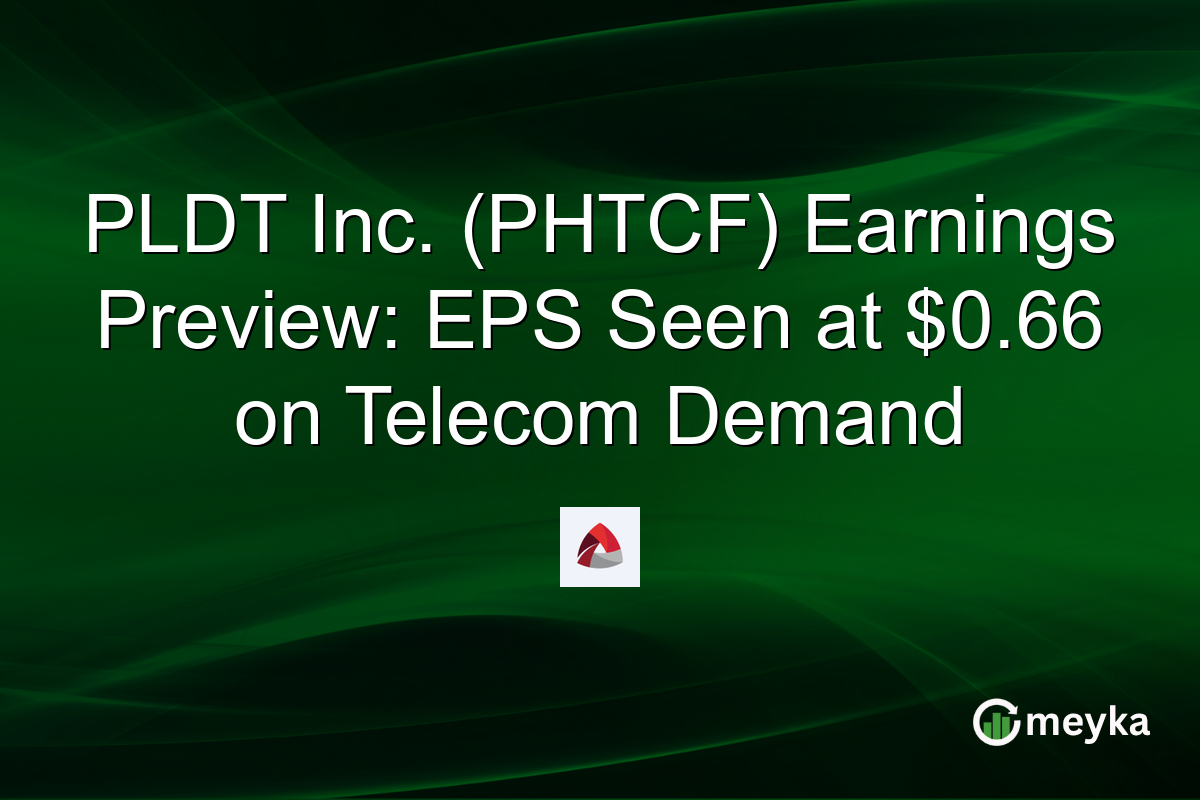 PLDT Inc. (PHTCF) Earnings Preview: EPS Seen at $0.66 on Telecom Demand