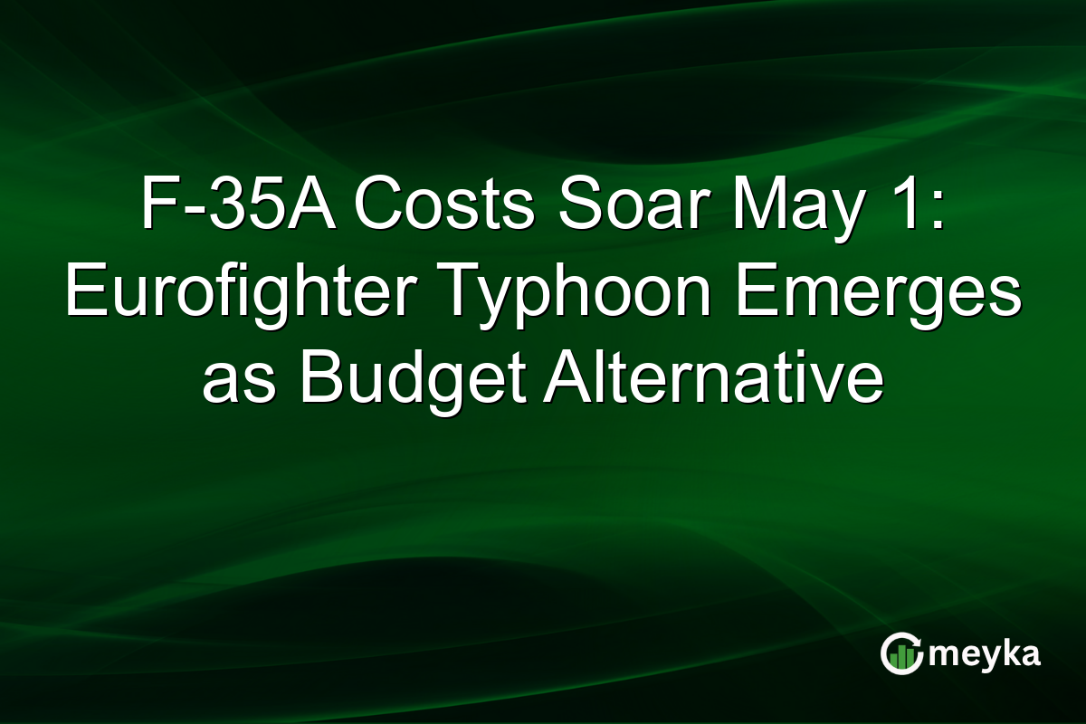 F-35A Costs Soar May 1: Eurofighter Typhoon Emerges as Budget Alternative