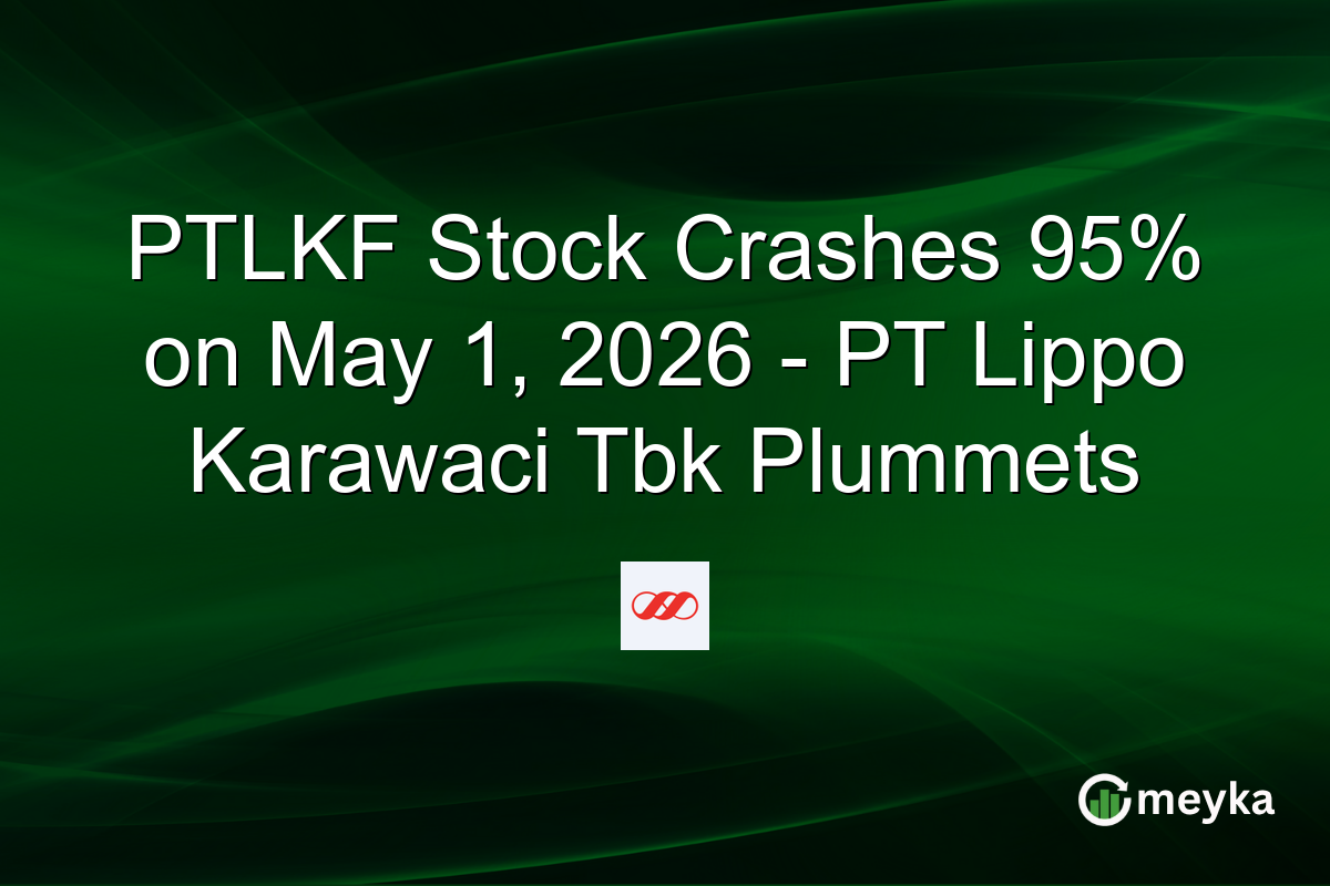 PTLKF Stock Crashes 95% on May 1, 2026 – PT Lippo Karawaci Tbk Plummets