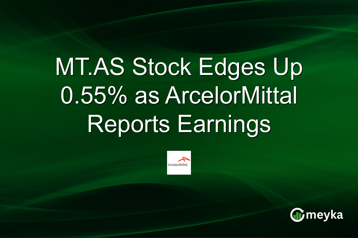 MT.AS Stock Edges Up 0.55% as ArcelorMittal Reports Earnings
