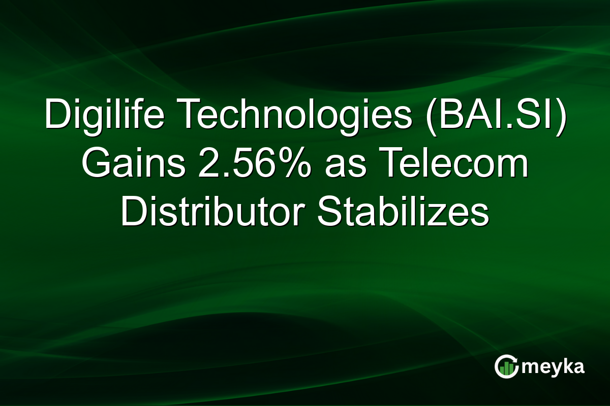 Digilife Technologies (BAI.SI) Gains 2.56% as Telecom Distributor Stabilizes